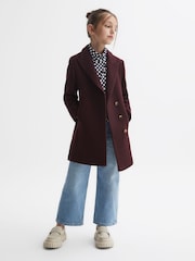 Reiss Berry Harlow 4-9 yrs Mid Length Wool Blend Coat - Image 1 of 6