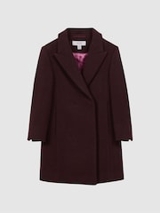 Reiss Berry Harlow 4-9 yrs Mid Length Wool Blend Coat - Image 2 of 6
