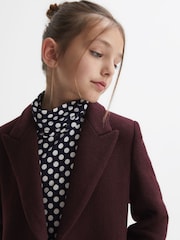 Reiss Berry Harlow 4-9 yrs Mid Length Wool Blend Coat - Image 4 of 6