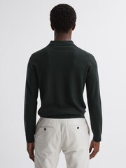 Reiss Forest Trafford Merino Wool Polo Shirt - Image 4 of 4