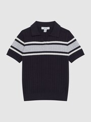 Camisa de canalé con cuello abierto Billingsgate de Reiss - Imagen 2 de 6