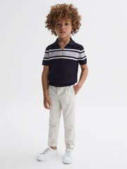 Camisa de canalé con cuello abierto Billingsgate de Reiss - Imagen 3 de 6