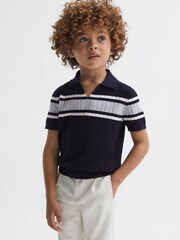 Camisa de canalé con cuello abierto Billingsgate de Reiss - Imagen 4 de 6