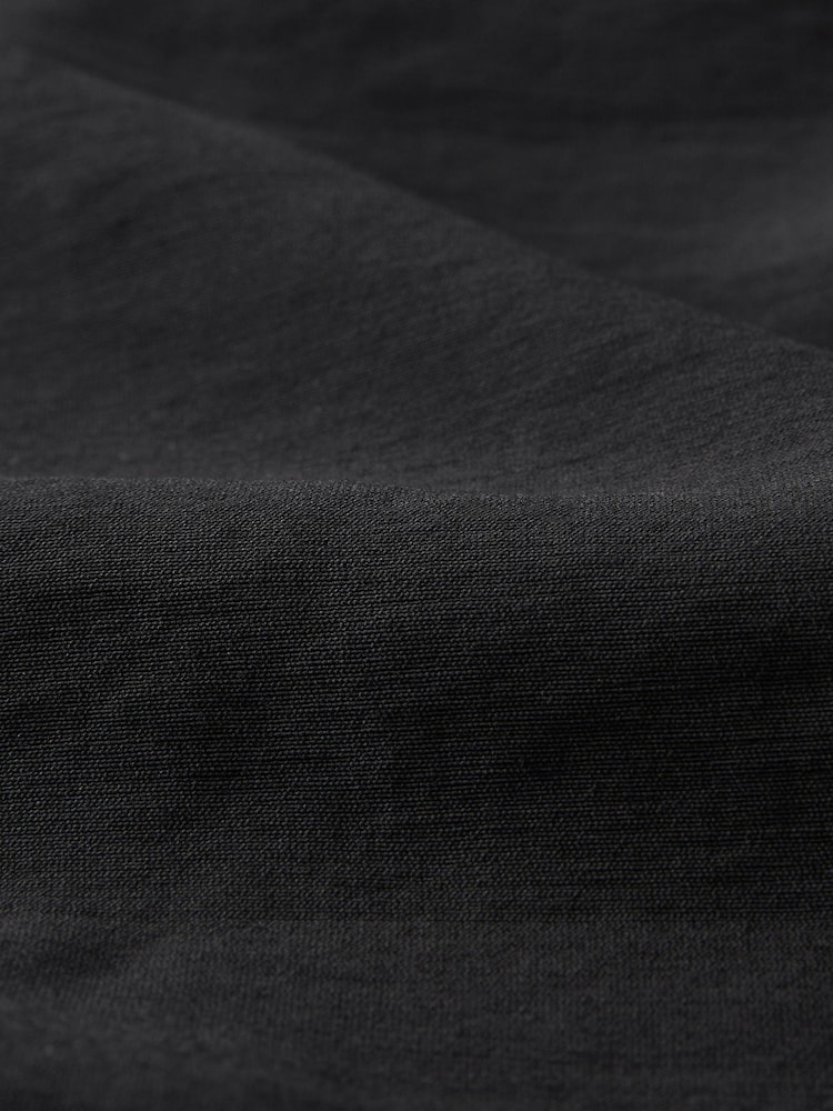 Black Tailored Elastic Back Wide Leg Trousers - Image 6 of 6