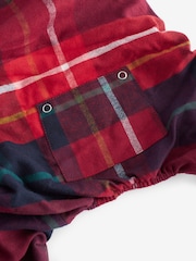 Red Check Matching Family Pet Christmas Cotton Pyjamas - Image 7 of 8