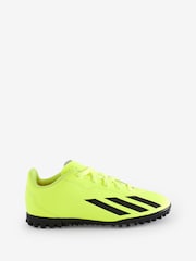 adidas Yellow Football X Crazyfast Club Turf Kids Boots - Image 1 of 9