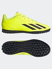 adidas Yellow Football X Crazyfast Club Turf Kids Boots - Image 5 of 9