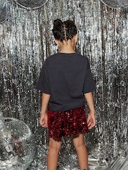 Charcoal Grey Oversized Rolling Stones 100% Cotton T-Shirt (3-16yrs) - Image 3 of 6