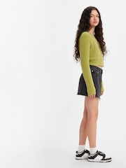 Levi's® Black Mid Blue Icon Skirt - Image 4 of 6
