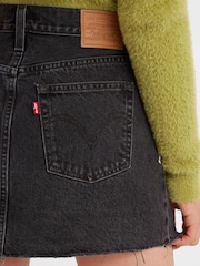 Levi's® Black Mid Blue Icon Skirt - Image 5 of 6