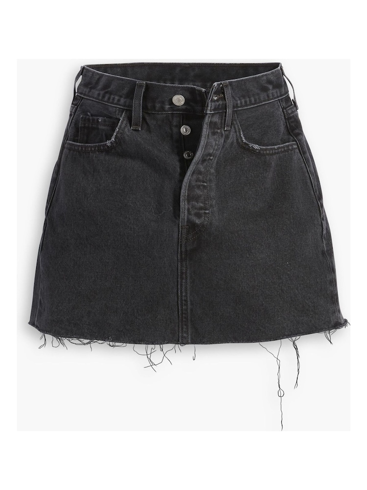 Levi's® Black Mid Blue Icon Skirt - Image 6 of 6