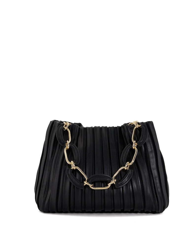 Dune London Black Medium Dominie Pleat Slouch Bag - Image 7 of 7 Dune London Black Medium Dominie Pleat Slouch Bag - Image 7 of 7