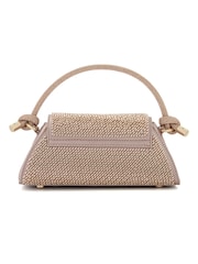 Dune London Gold Brynleys Embellished Top Handle Bag - Image 4 of 7