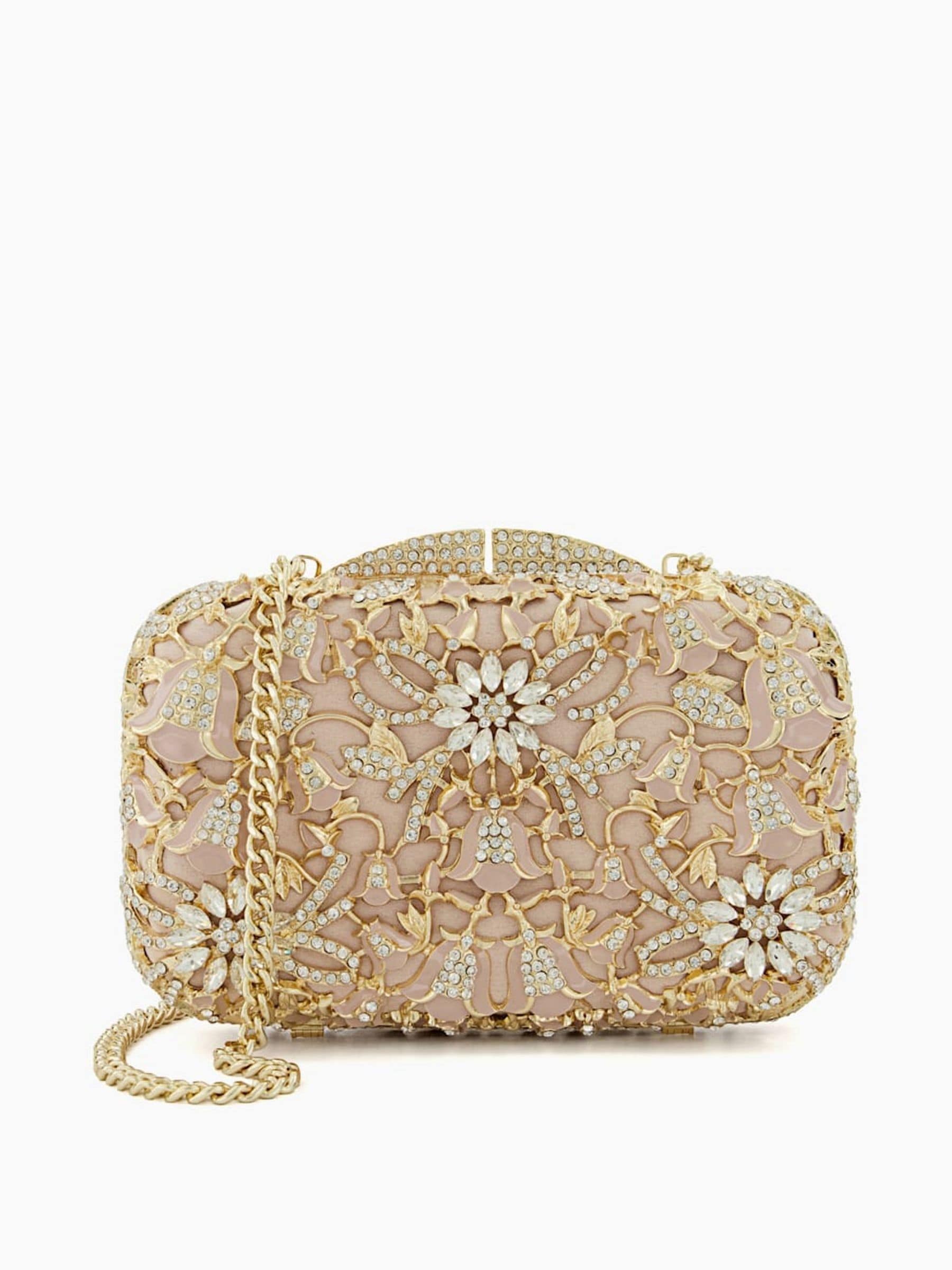 Buy Dune London Nude Pewter Berkeley 30 Years Embellished Bag from Next Luxembourg