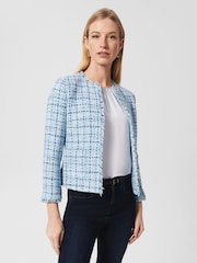 Hobbs Blue Lorraine Jacket - Image 1 of 4