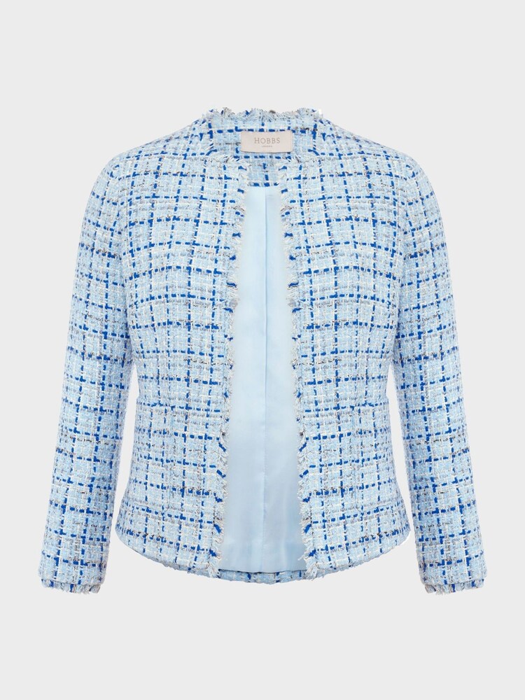 Hobbs Blue Lorraine Jacket - Image 4 of 4 Hobbs Blue Lorraine Jacket - Image 4 of 4
