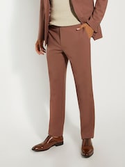 Dune London Brown Secrecy Oxford Toe Cap Lace-Up Shoes - Image 2 of 5