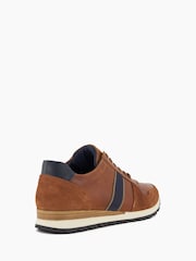 Dune London Brown Standard Fit Treck Stripe Webbing Runner Trainers - Image 5 of 6