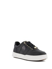 Dune London Black Elysium Side Stripe Bumper Trainers - Image 3 of 4