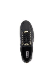 Dune London Black Elysium Side Stripe Bumper Trainers - Image 4 of 4