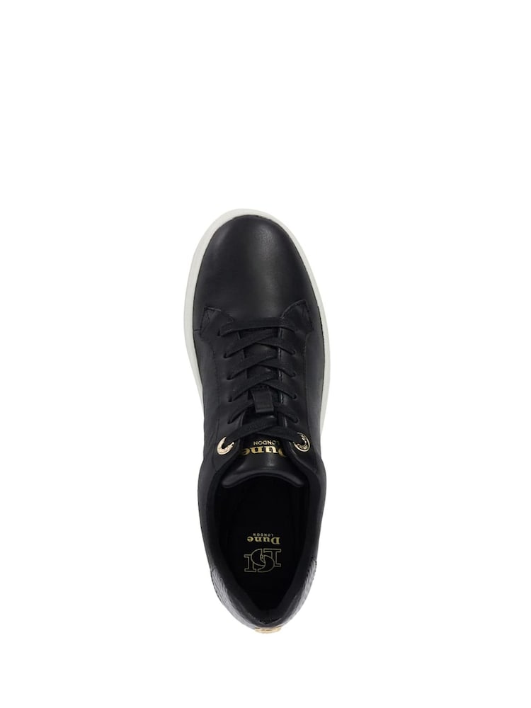Dune London Black/White Episode Flatform Lace Up Sport Trainers - Image 5 of 5 Dune London Black/White Episode Flatform Lace Up Sport Trainers - Image 5 of 5