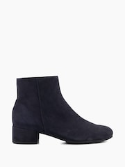 Dune London Blue Pippie Smart Low Boots - Image 1 of 5