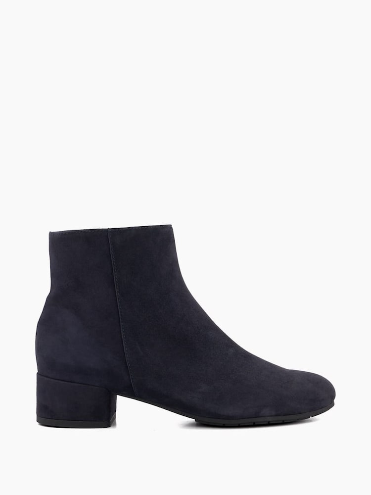 Dune London Blue Pippie Smart Low Boots - Image 1 of 5