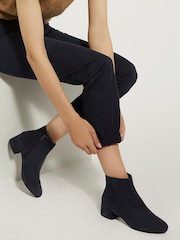 Dune London Blue Pippie Smart Low Boots - Image 2 of 5