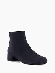 Dune London Blue Pippie Smart Low Boots - Image 3 of 5