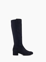 Dune London Blue Standard Fit Tayla Smart Stretch High Leg Boots - Image 1 of 6