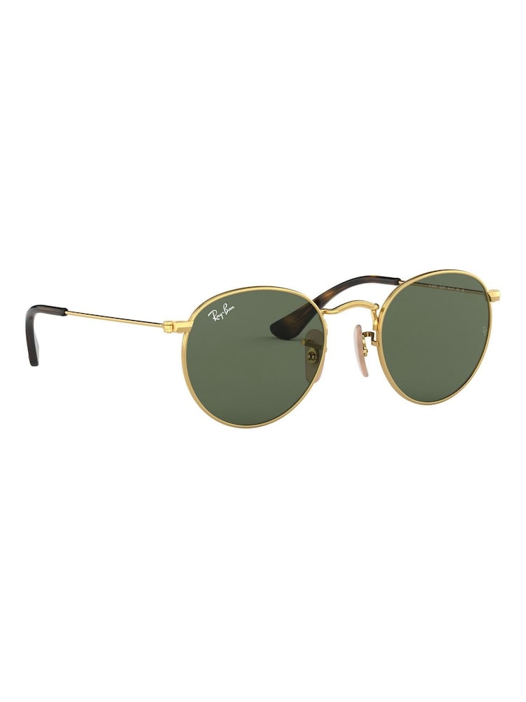 Ray-Ban Kids Gold Round Sunglasses - Image 13 of 13