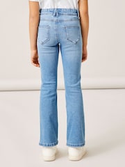 Name It Blue Girls Flare Jeans With Adjustable Waist - Image 2 of 5