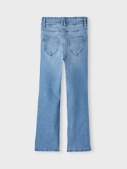 Name It Blue Girls Flare Jeans With Adjustable Waist - Image 4 of 5
