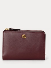 Lauren Ralph Lauren Red Bifold Zip Around Coin Purse - Image 1 of 4