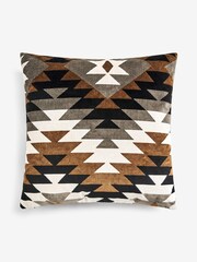 Monochrome Geometric Cushion - Image 2 of 4