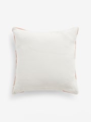 Orange 43 x 43cm Ula Velvet Wiggle Cushion - Image 5 of 6