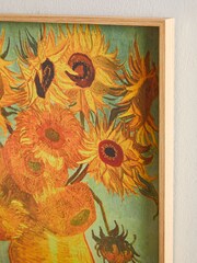 Yellow Vincent Van Gogh Sunflowers Framed Canvas Wall Art - Image 3 of 5