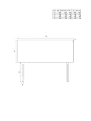Contemporary Tweed Natural Linen Contemporary Upholstered Headboard - Image 4 of 8