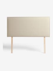 Contemporary Tweed Natural Linen Contemporary Upholstered Headboard - Image 5 of 8