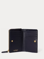 Lauren Ralph Lauren Blue Bifold Zip Around Coin Purse - Image 3 of 4