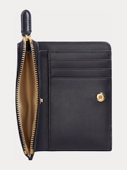Lauren Ralph Lauren Blue Bifold Zip Around Coin Purse - Image 4 of 4