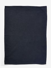 Set of 4 Black 100% Cotton Bronx Tea Towels - Image 4 of 7