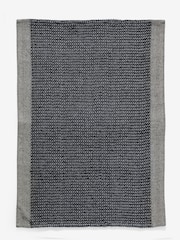 Set of 4 Black 100% Cotton Bronx Tea Towels - Image 6 of 7