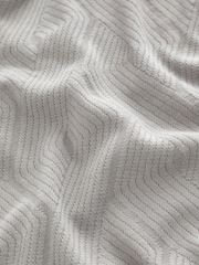 Grey Regular Fit Textured Polo Shirt - Image 7 of 7