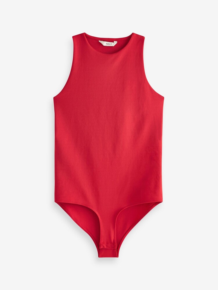Red Slinky Double Layer Bodysuit - Image 5 of 6