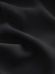 Black Feather Hem Straight Trousers - Image 7 of 7