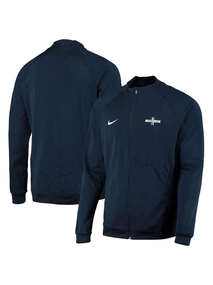 Nike Blue England Academy Pro Zip Through Jacket - Image 1 of 3