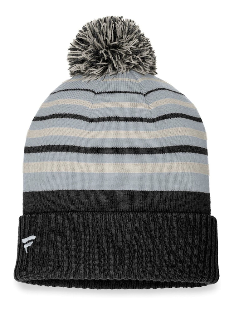 Gorro unisex con pompón gris de Los Angeles Kings de marca True Classics de Fanatics - Imagen 2 de 2