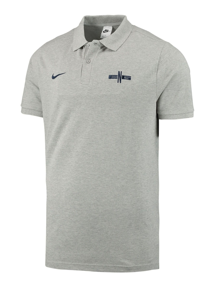 Nike Grey England Nike Pique Polo Shirt - Image 2 of 3