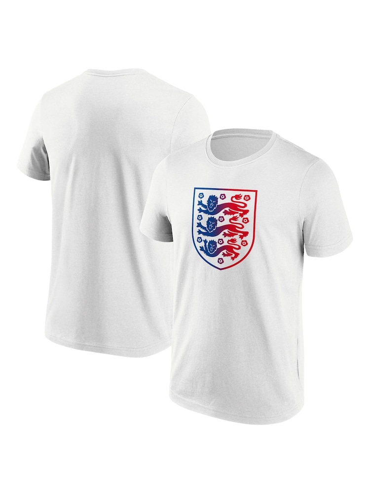 Fanatics England Fade 100% Cotton Graphic White T-Shirt - Image 1 of 3